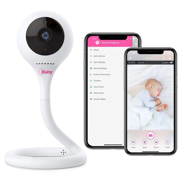 NWT iBaby M2C WiFi Baby Monitor Camera with FHD Audio  with Night Vision  White - Picture 1 of 7
